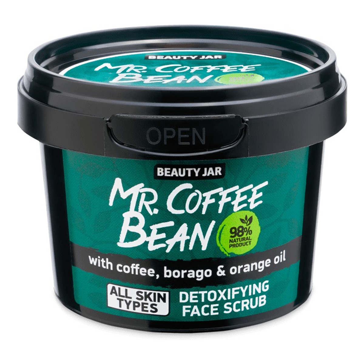 Beauty Jar Mr. coffee bean detoksykujący peeling do twarzy 50g