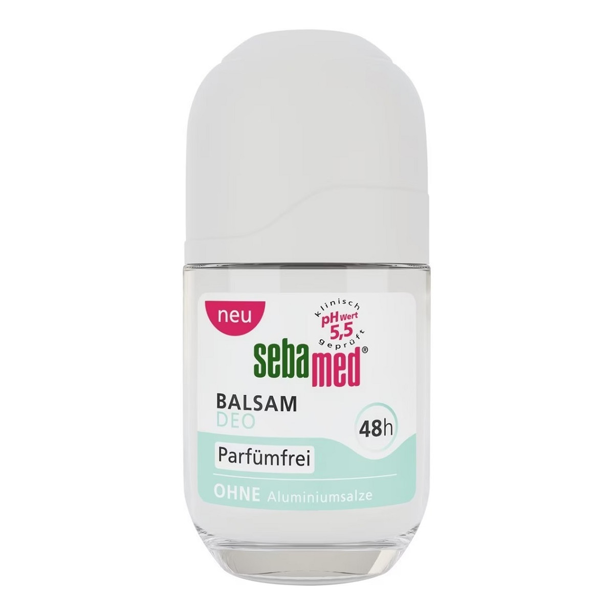 Sebamed Balsam Deodorant Without Perfume Roll-On bezzapachowy Dezodorant w kulce 50ml
