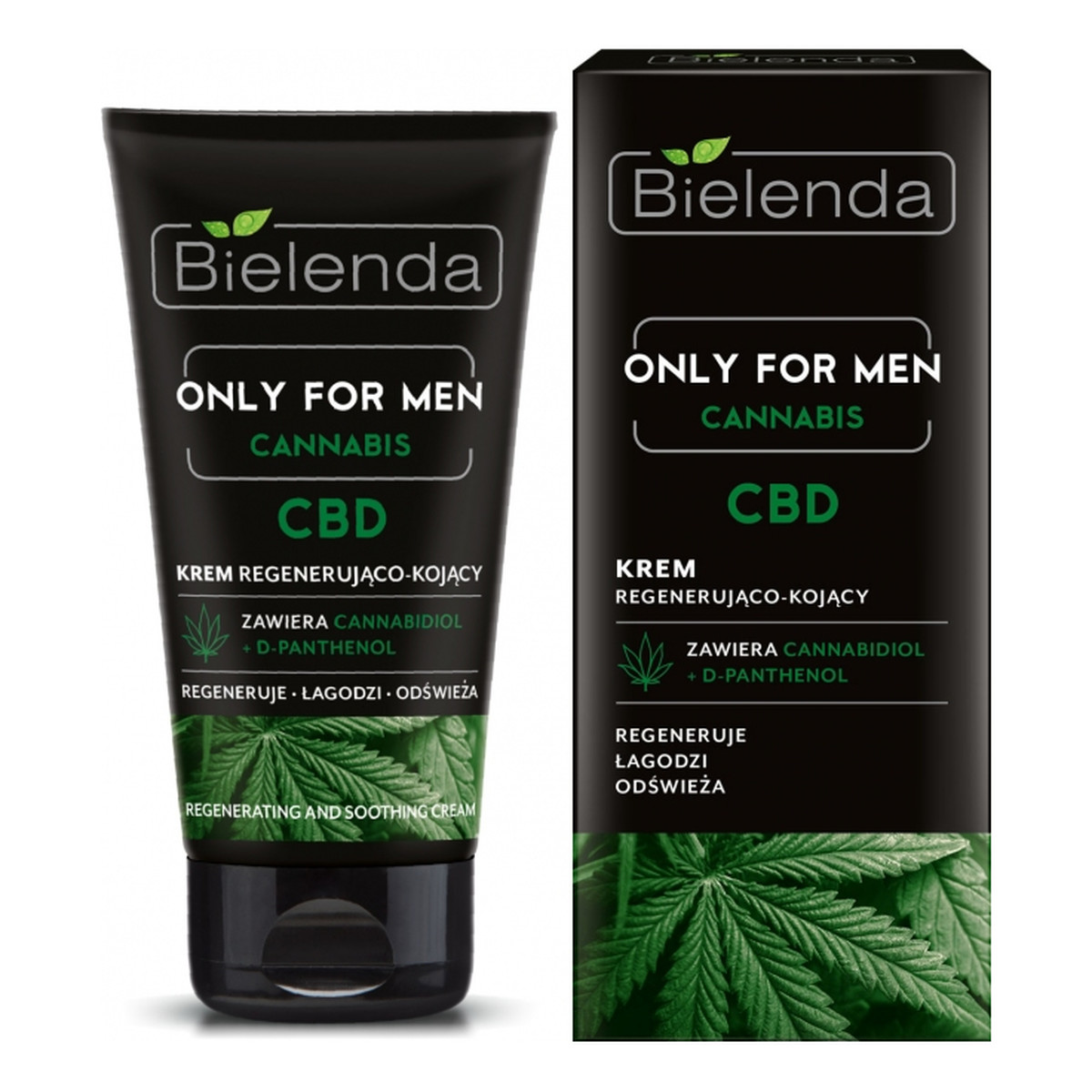 Bielenda Only for Men Cannabis krem regenerujaco-kojacy dla skóry wymagającej regeneracji 50ml