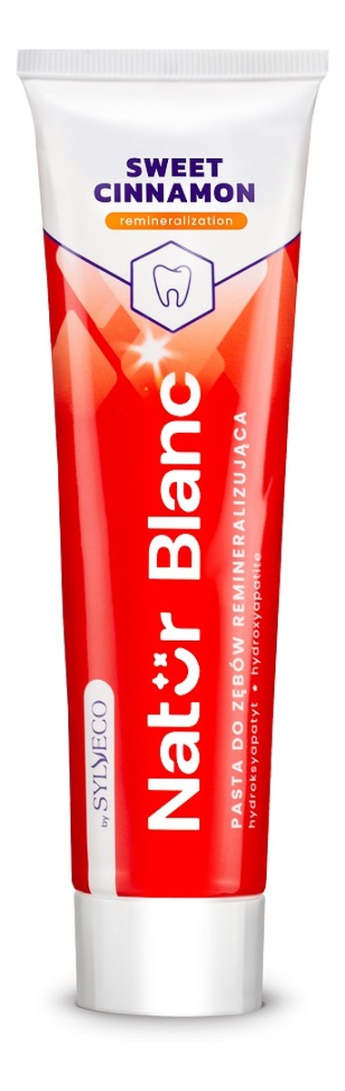 Natur blanc remineralizująca pasta do zębów sweet cinnamon