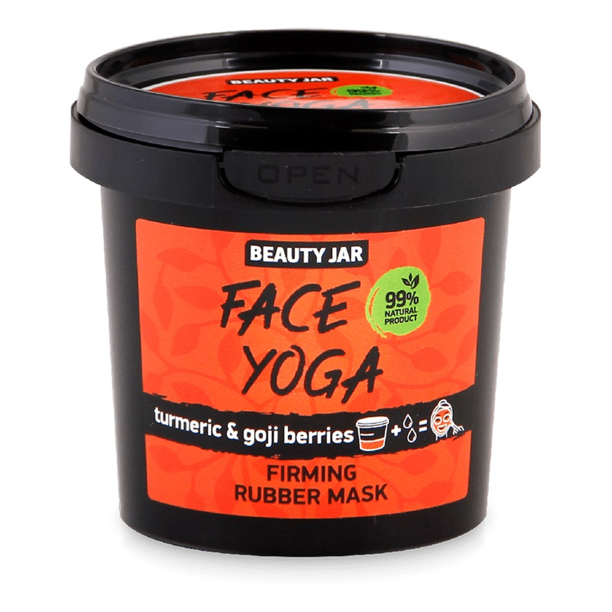 Beauty Jar Face yoga ujędrniająca maska gumowa do twarzy 20g
