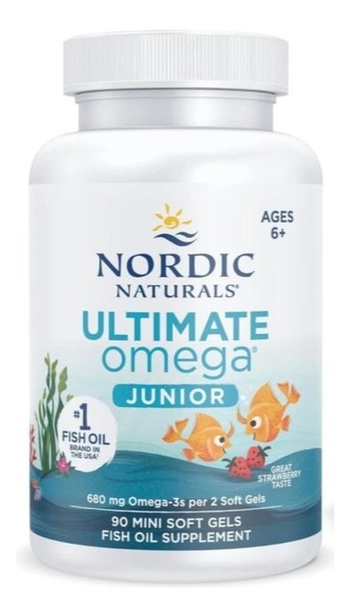 Ultimate omega junior suplement diety dla dzieci 90 mini kapsułek