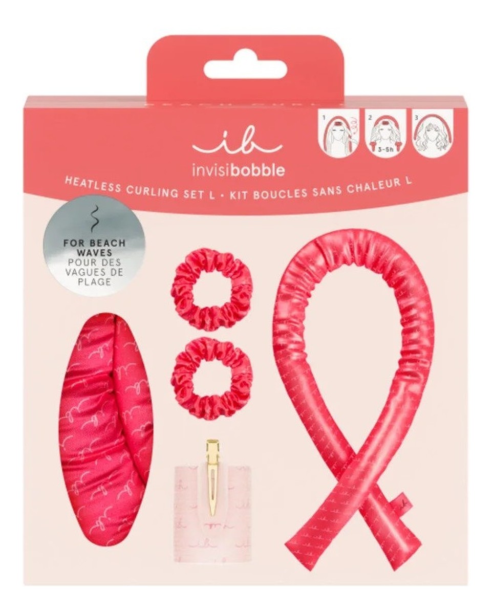zestaw do kręcenia włosów bez użycia ciepła Beach Curls L 4szt.