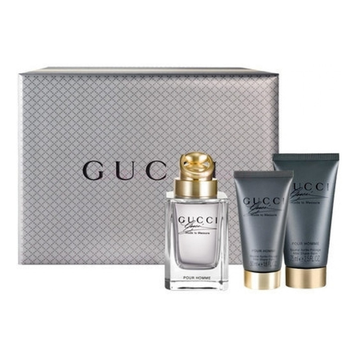 Gucci Made to Measure zestaw woda toaletowa spray 90ml + balsam po goleniu 75ml + żel pod prysznic 50ml