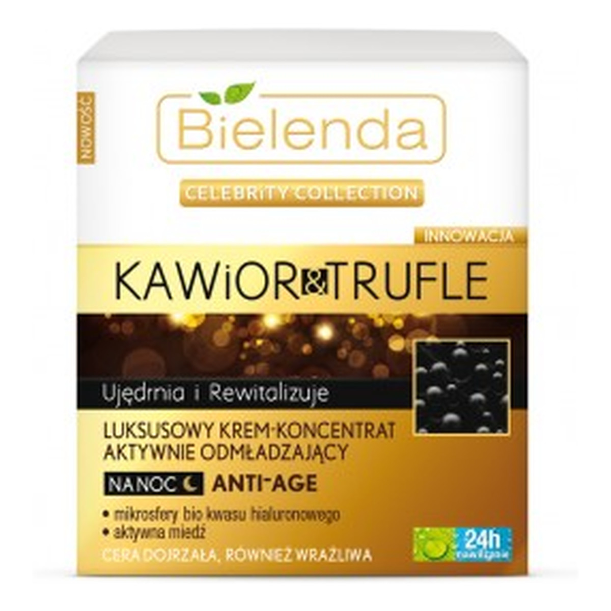 Bielenda Kawior & Trufle Celebrity Collection Luksusowy Krem-Koncentrat Aktywnie Odmładzający 50ml