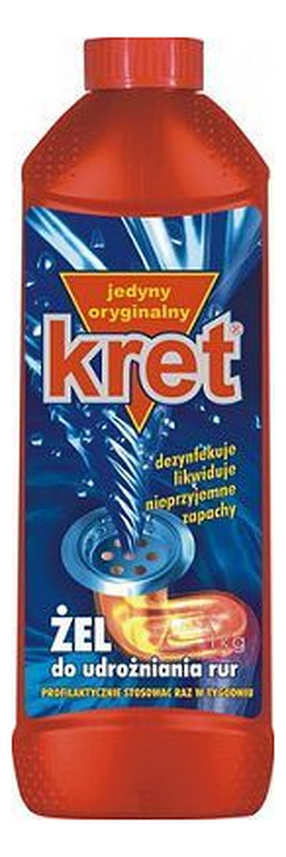 Żel do udrożniania rur