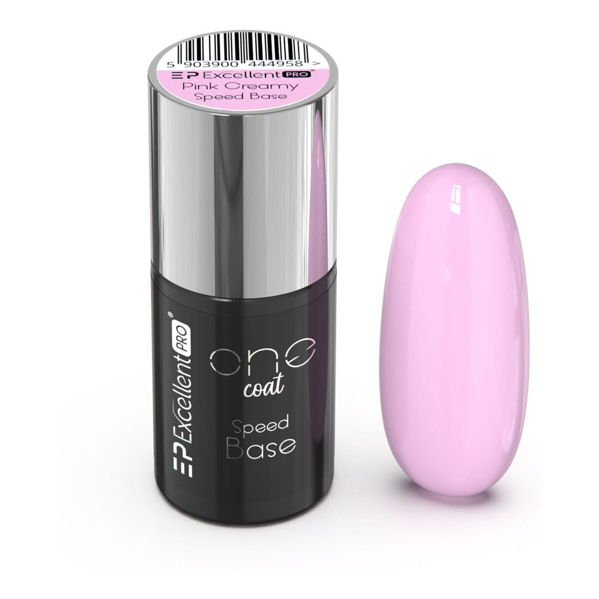 Excellent PRO One coat speed base kryjąca baza hybrydowa pink creamy 7g