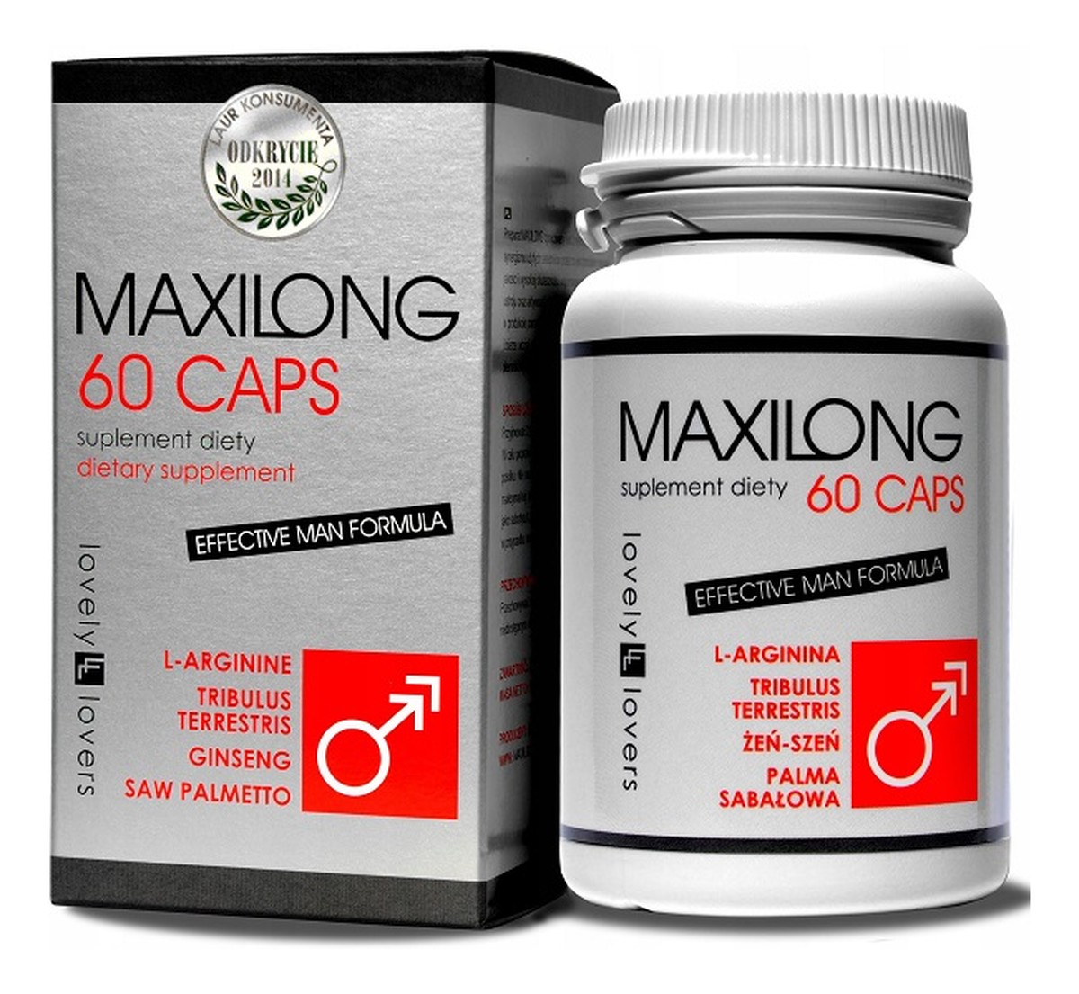 Maxilong powiększenie penisa suplement diety 60 kapsułek