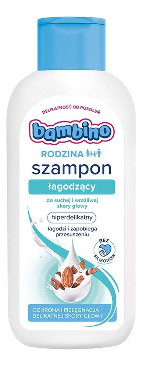 Szampon łagodzący do suchej i wrażliwej skóry głowy