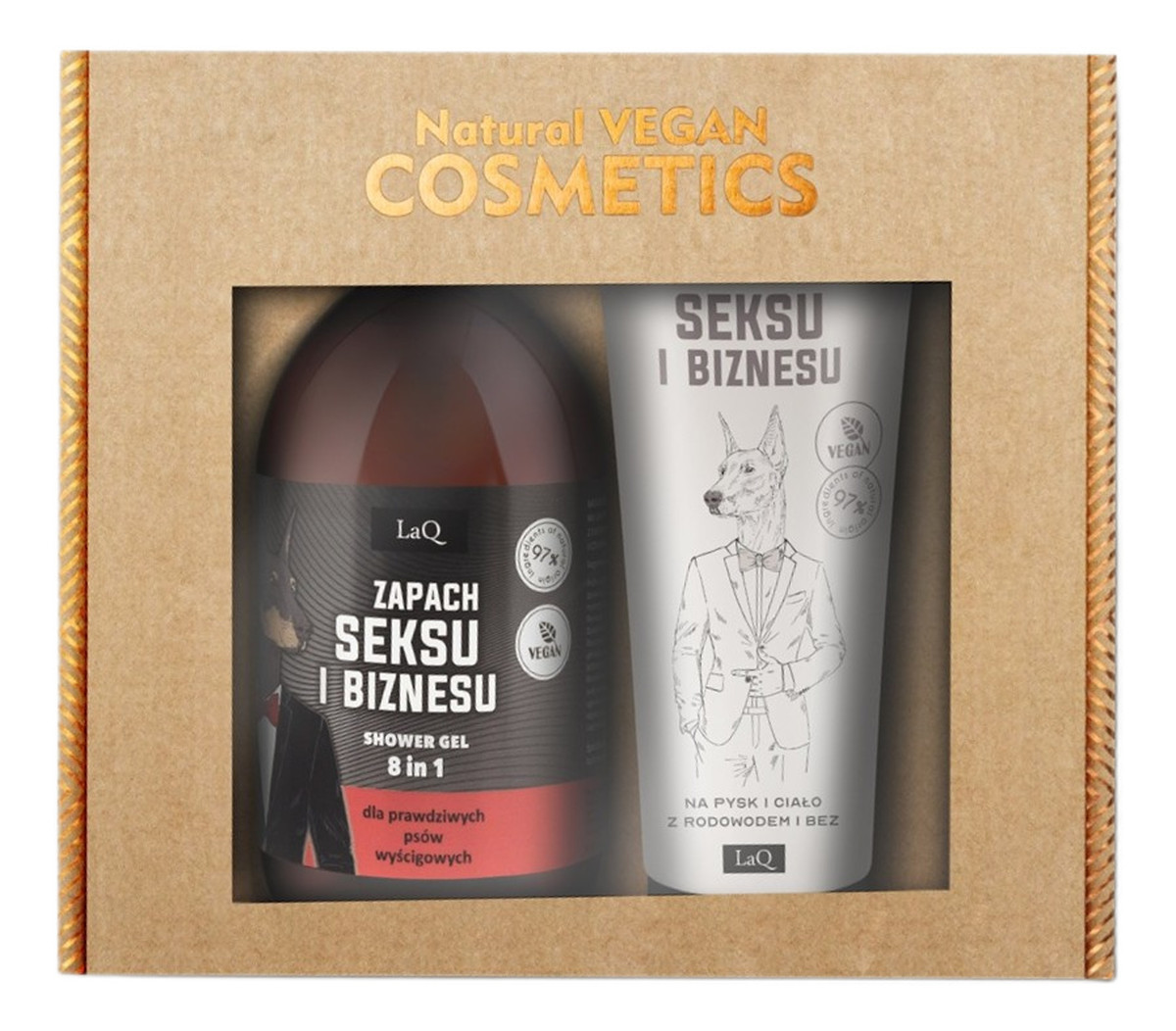 Zestaw żel pod prysznic 500ml + balsam do ciała w tubie 200ml