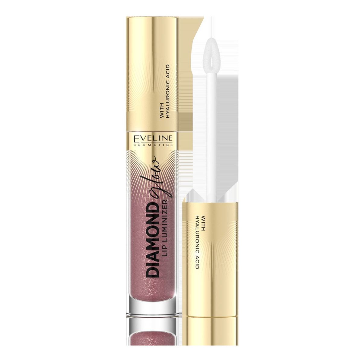 Eveline Diamond glow Lip Luminizer Błyszczyk do ust z kwasem hialuronowym