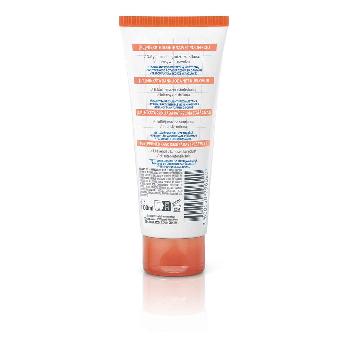 Mixa Intensywna Pielęgnacja Suchej Skóry Intensywne Odżywienie Krem Do Rąk 3x100ml