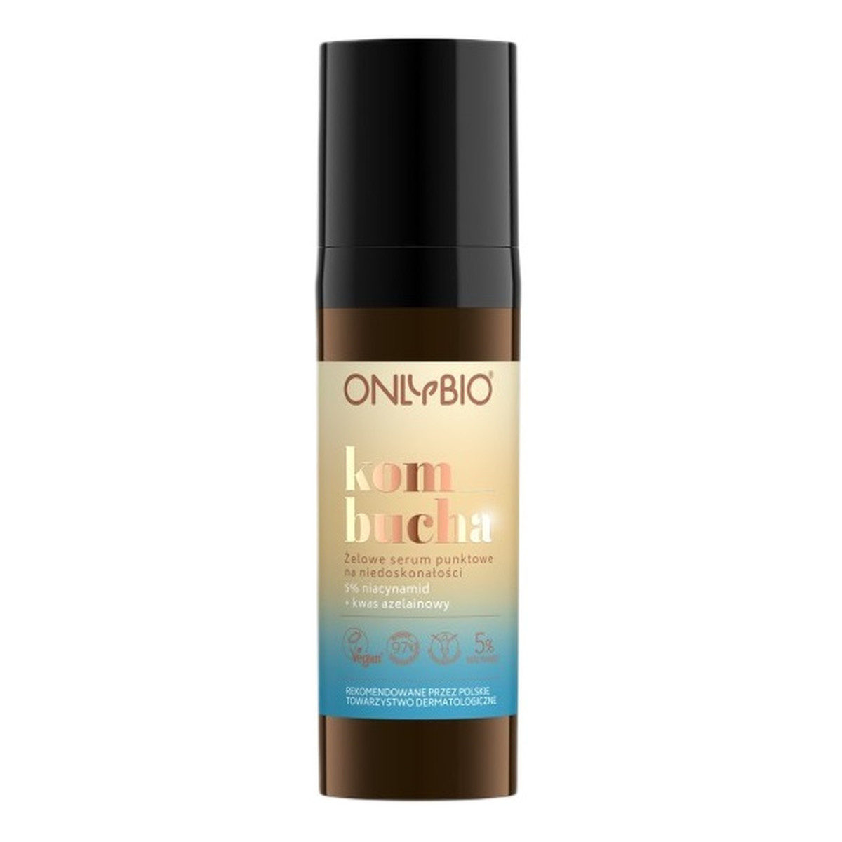OnlyBio Kombucha Żelowe serum punktowe na niedoskonałości 15ml