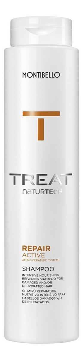 Treat naturtech repair active shampoo odbudowujący szampon do włosów zniszczonych
