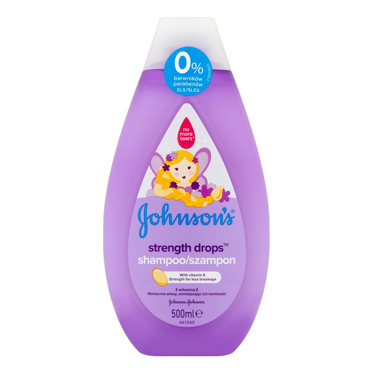 Johnson & Johnson Baby Strenght Drops szampon dla dzieci z witaminą E 500ml