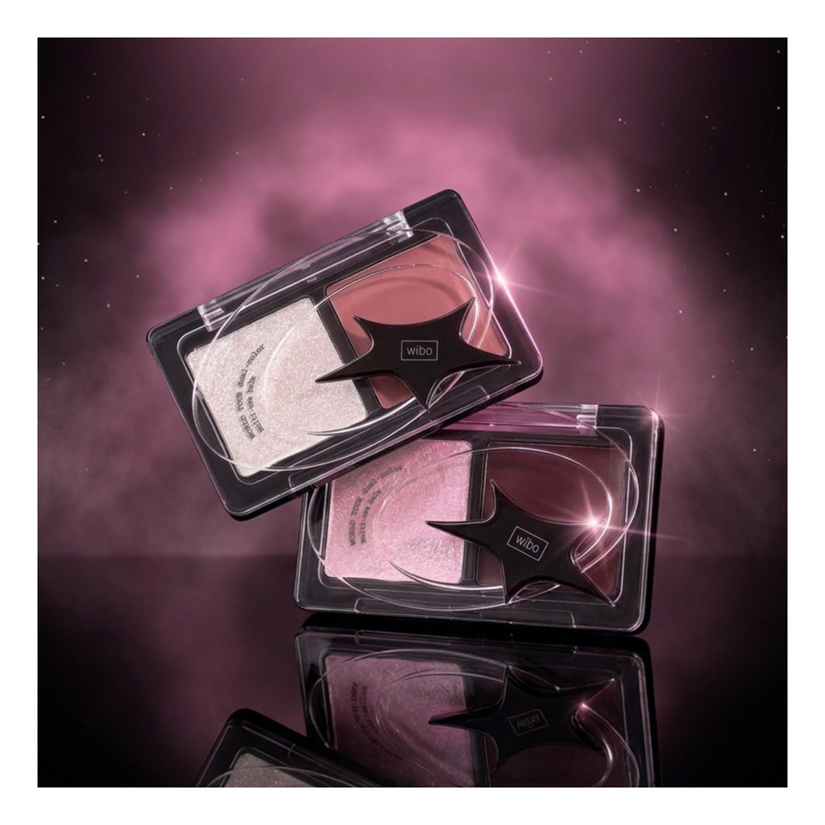 Wibo World Tour Dual-Color Multiuse Balm wielofunkcyjny balsam i rozświetlacz 2w1 3.2g