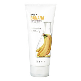 Banana pianka do mycia twarzy z wyciągiem z banana
