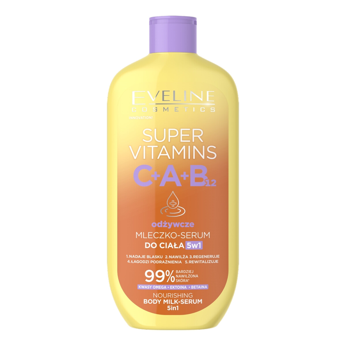 Eveline Super Vitamins odżywcze Mleczko–serum do ciała 5w1 350ml