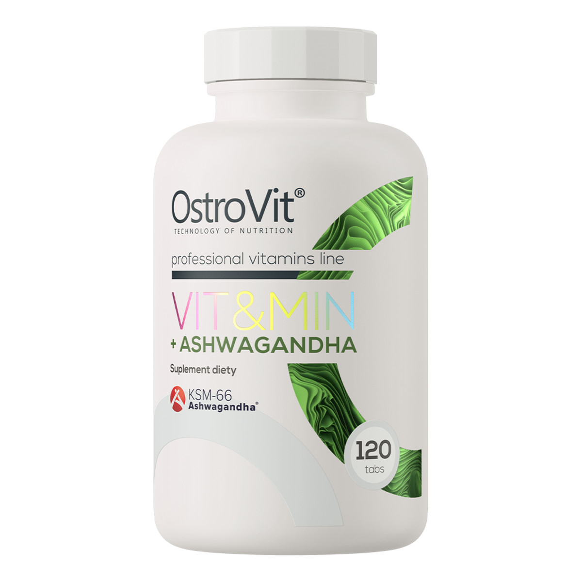 OstroVit Vit&Min + Ashwagandha 120 sztuk 57g