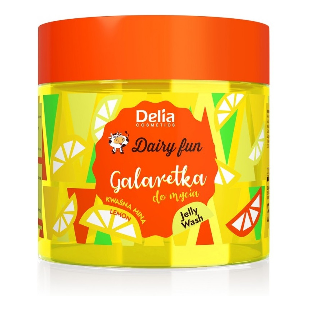 Delia Dairy Fun Galaretka do mycia ciała Kwaśna Mina 350g