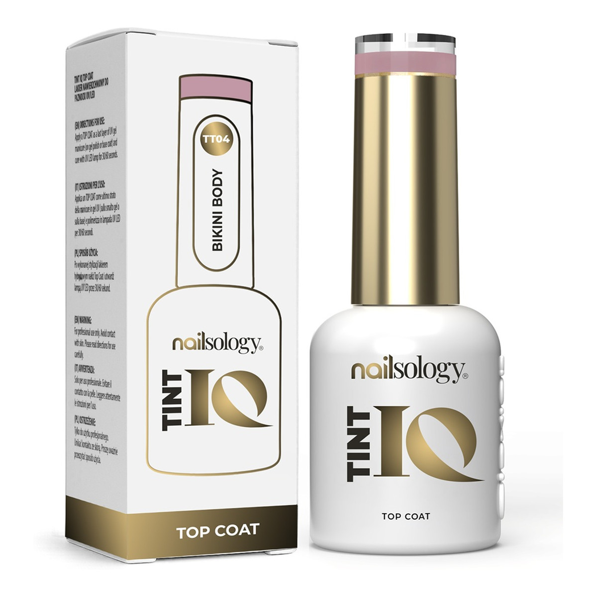 Clavier Nailsology Tint IQ Top Coat top hybrydowy 8ml