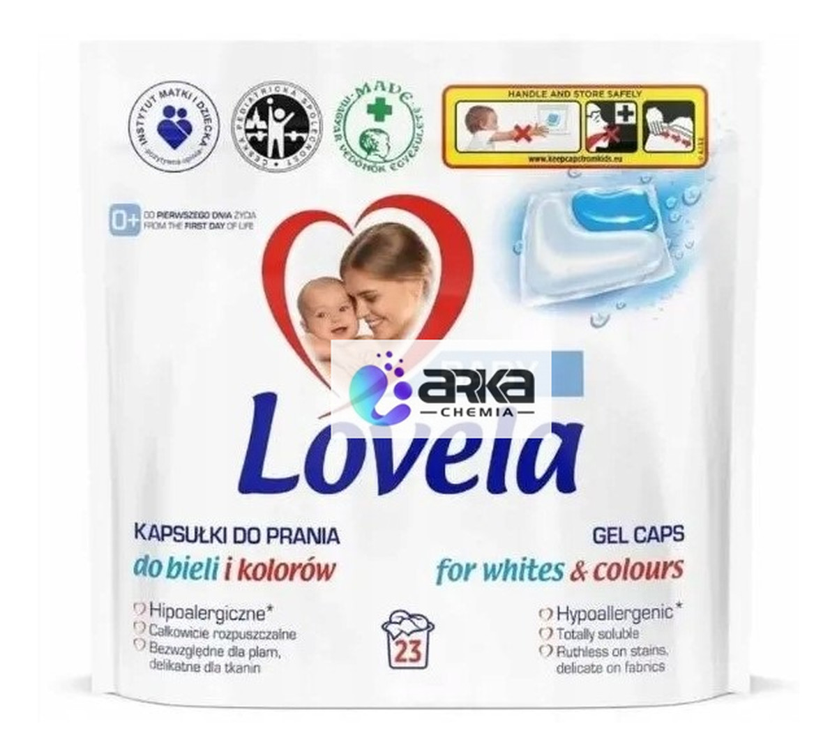 Kapsułki do prania 23szt. Uniwersalne