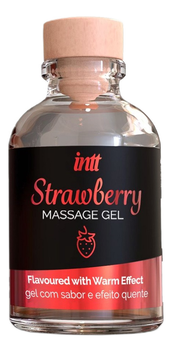 żel do masażu Strawberry