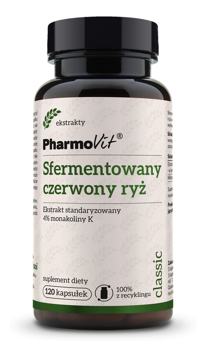 Sfermentowany czerwony ryż suplement diety 120 kapsułek