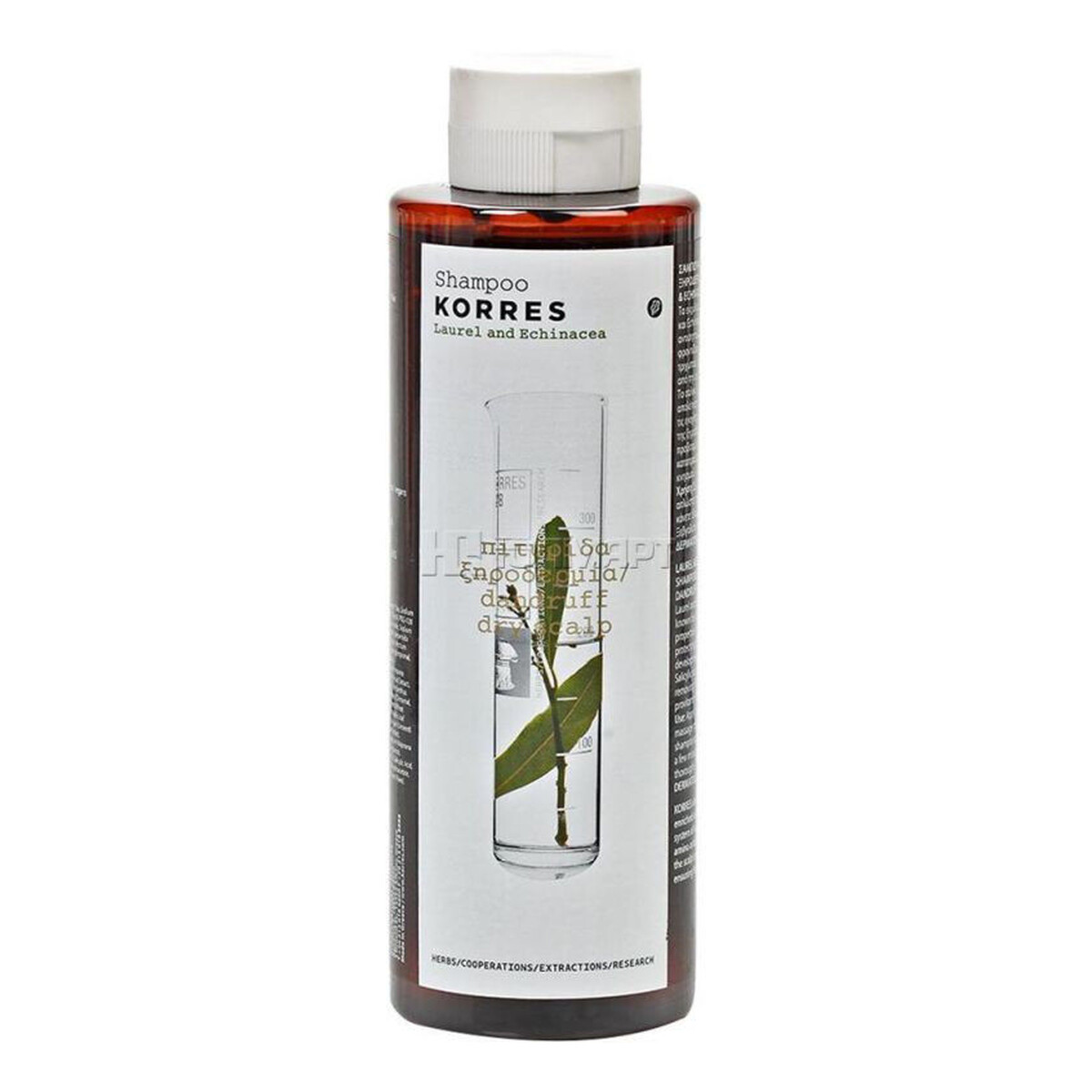 Korres Shampoo against dandruff and dry scalp szampon przeciwłupieżowy z wyciągiem z liścia laurowego i echinacei do suchej skóry głowy 250ml