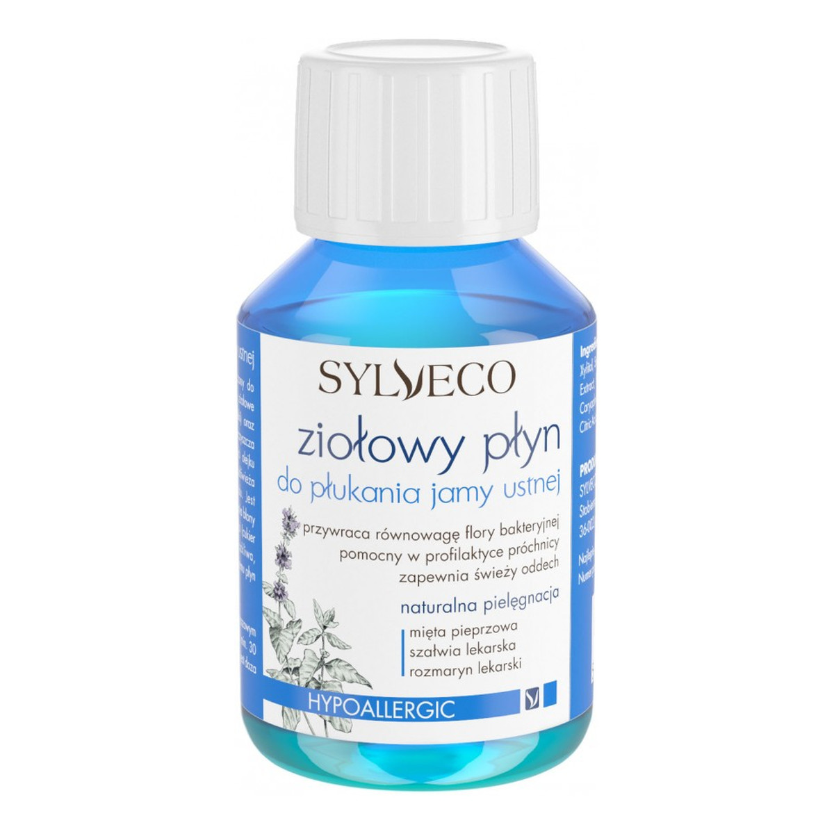 Sylveco MINI Ziołowy płyn do płukania jamy ustnej 100ml