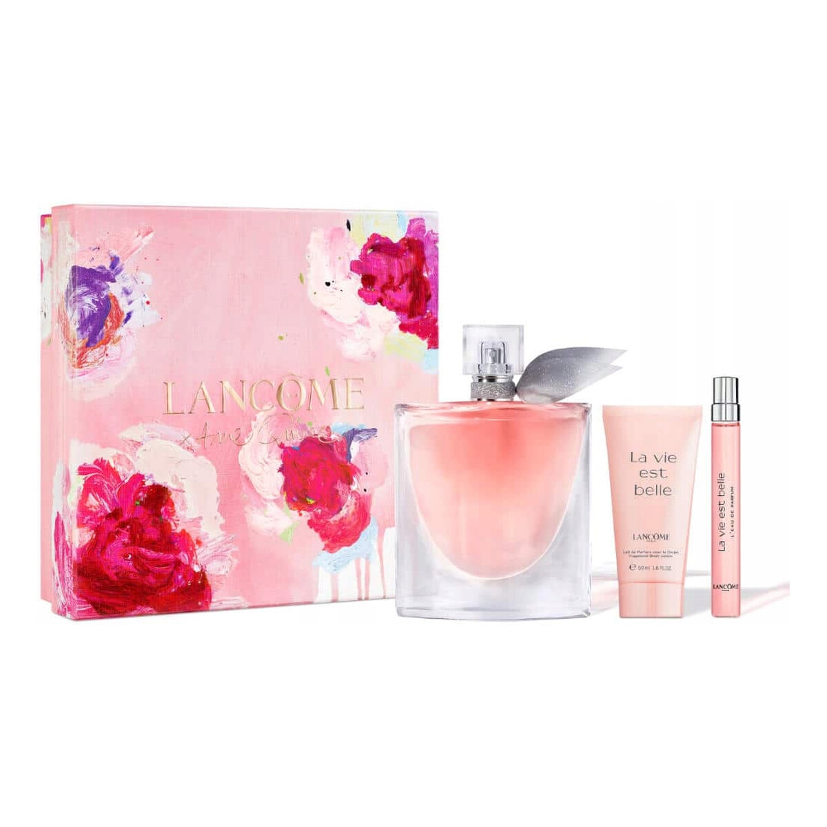 Lancome La Vie Est Belle Zestaw woda perfumowana spray 100ml + woda perfumowana spray 10ml + balsam do ciała 50ml
