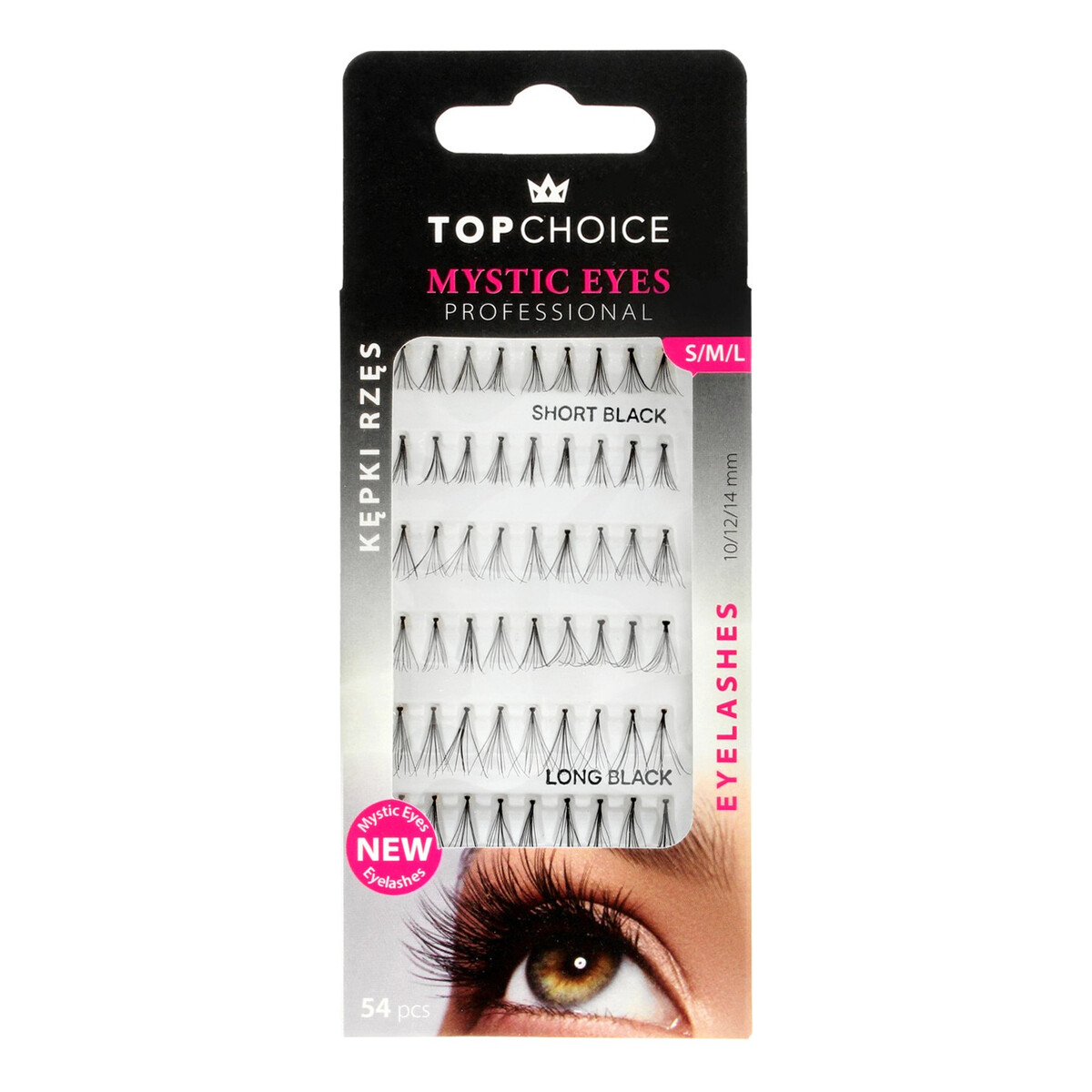 Top Choice Mystic Eyes Kępki Rzęs - mix (39423)
