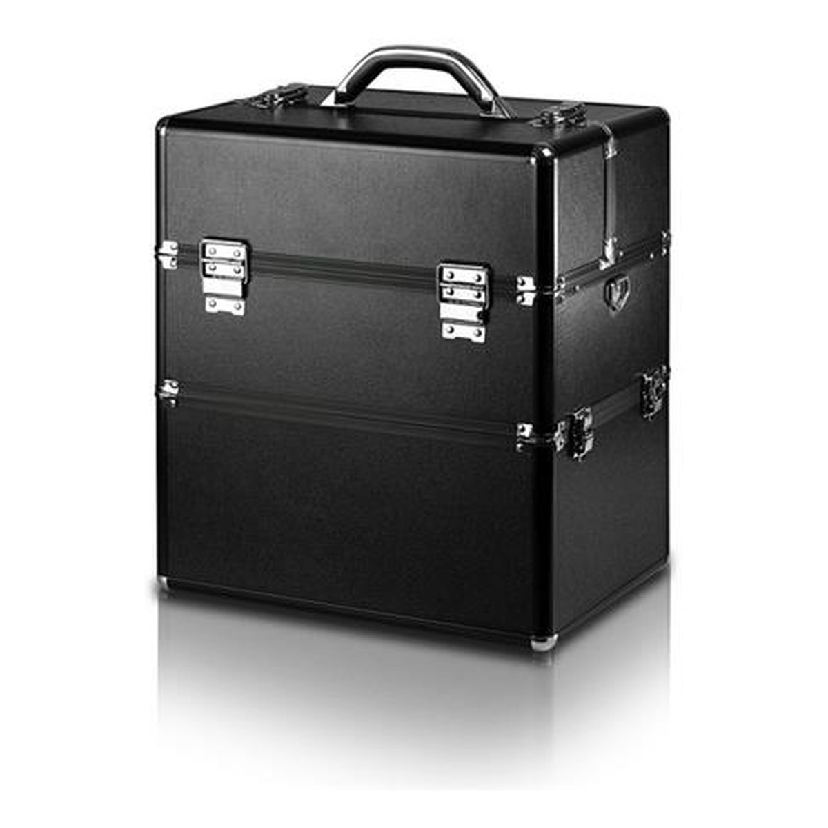 NeoNail Kuferek Kosmetyczny Profesjonalny XXL Czarny Matowy