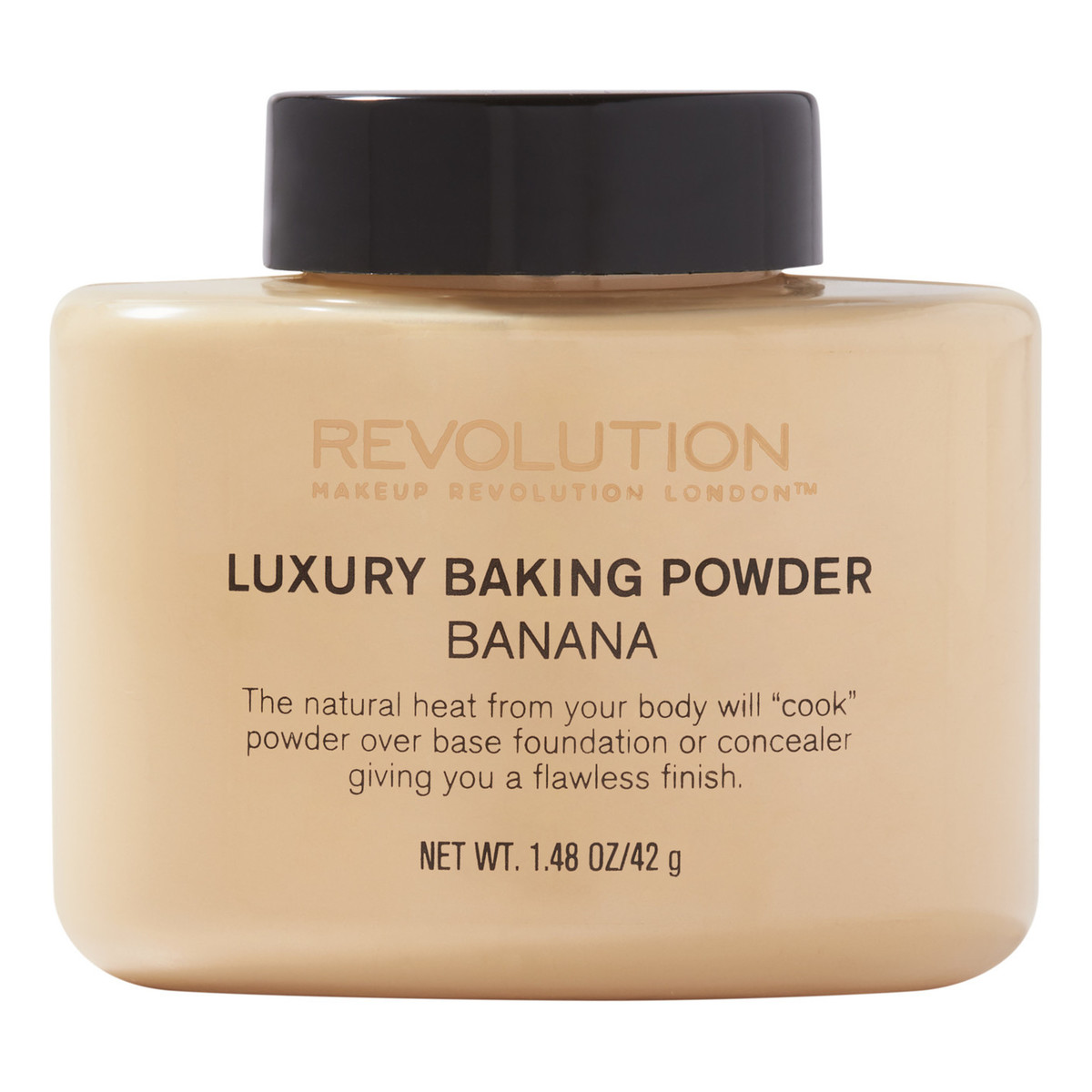 Makeup Revolution Banana Luxury Baking Powder mineralny puder sypki do twarzy 42g