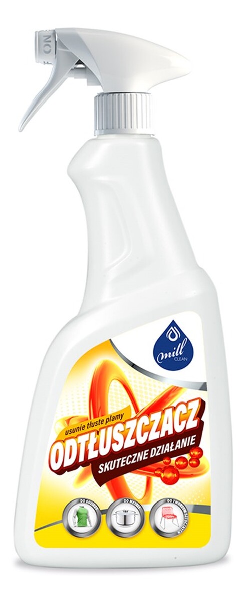 Odtłuszczacz usuwa tłuste plamy