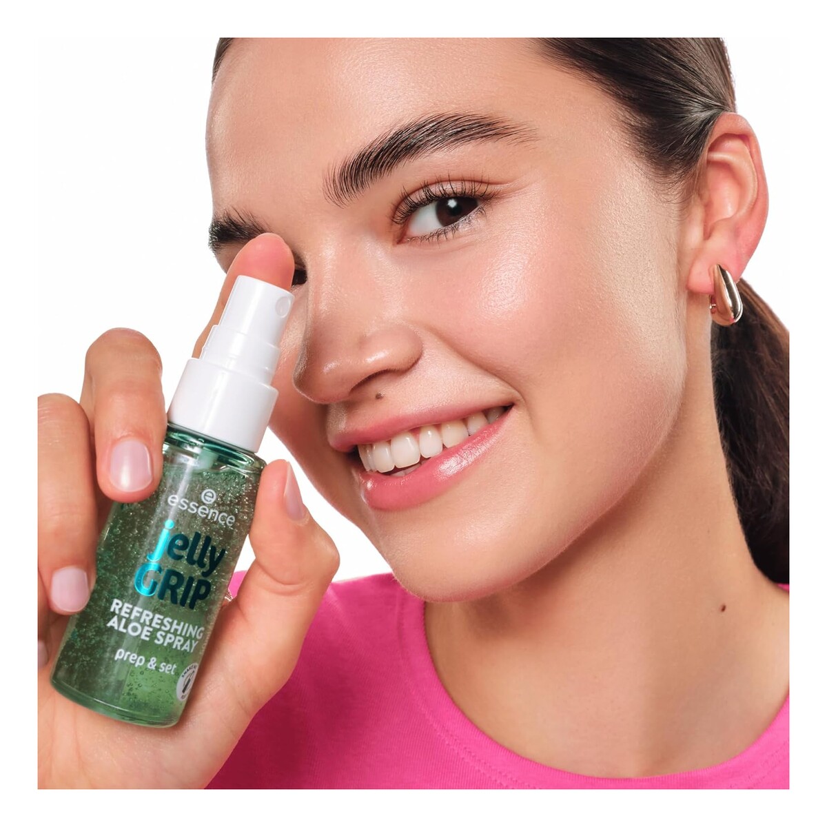 Essence Jelly Grip Refreshing Aloe Spray utrwalający makijaż 50ml