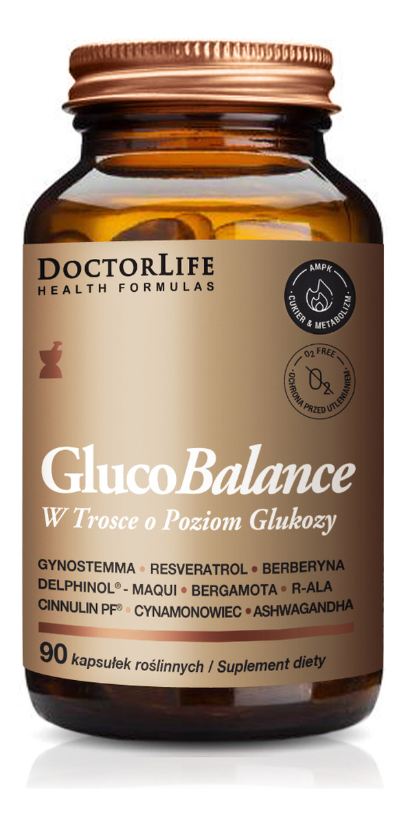 Glucobalance suplement diety w trosce o poziom glukozy 60 kapsułek