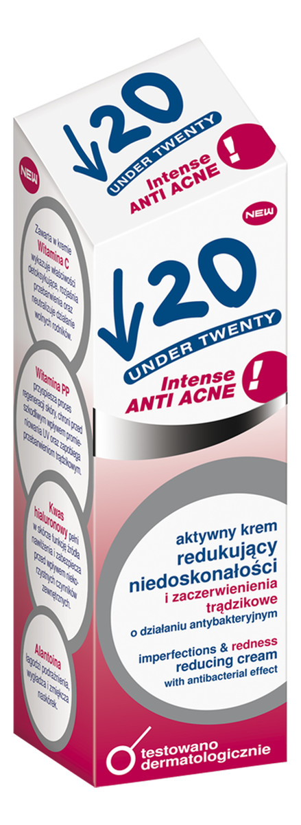 Aktywny krem o działaniu antybakteryjnym