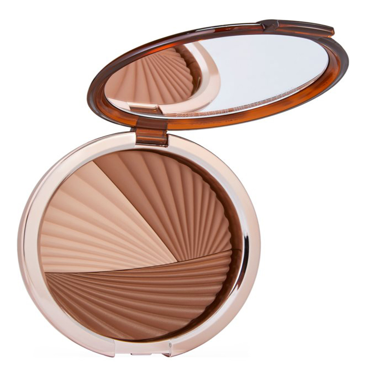 Matte & Glow Bronzing Trio bronzer i rozświetlacz w kompakcie