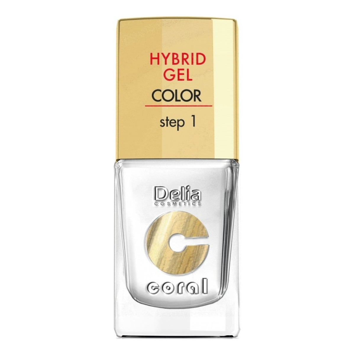 Delia Hybrid Gel Coral Lakier Do Paznokci 11ml