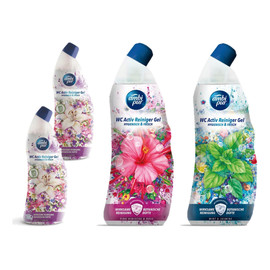 Żel do WC Białe Kwiaty x2 + Hibiskus + Jaśmin 4x750ml