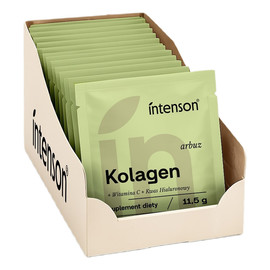 Kolagen + Witamina C + Kwas Hialuronowy suplement diety Arbuz 20x11.5g