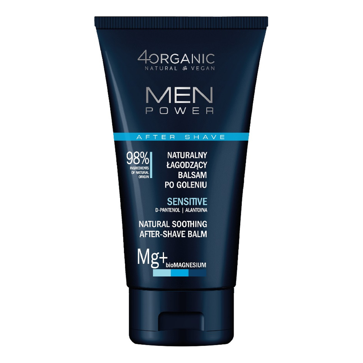 4organic Men Power naturalny łagodzący Balsam po goleniu sensitive 150ml