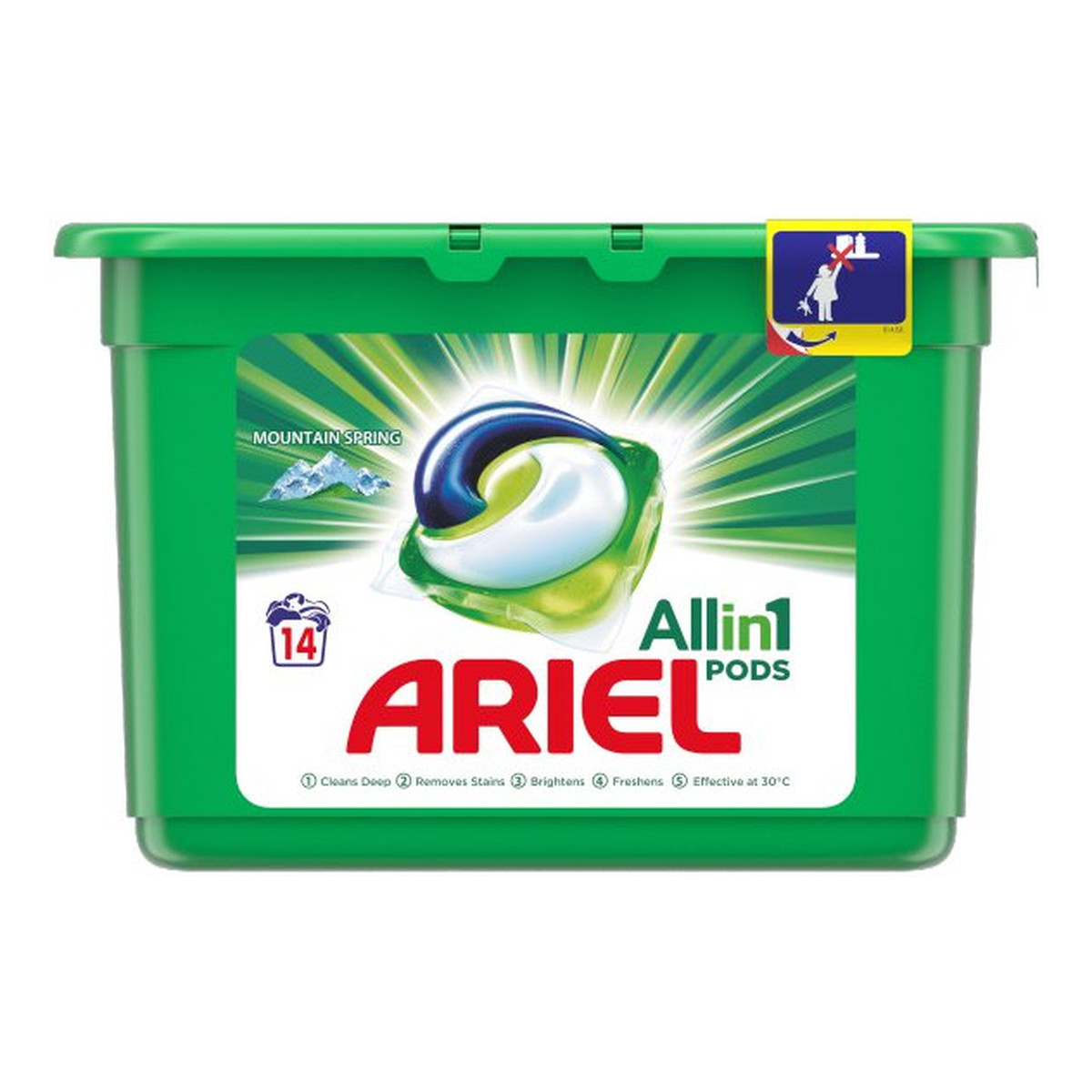 Ariel Allin1 Mountain Spring Kapsułki do prania 14 prań