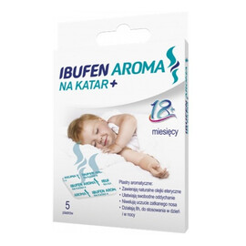Aroma na katar plastry nasączone olejkami eterycznymi ułatwiającymi oddychanie 5szt.