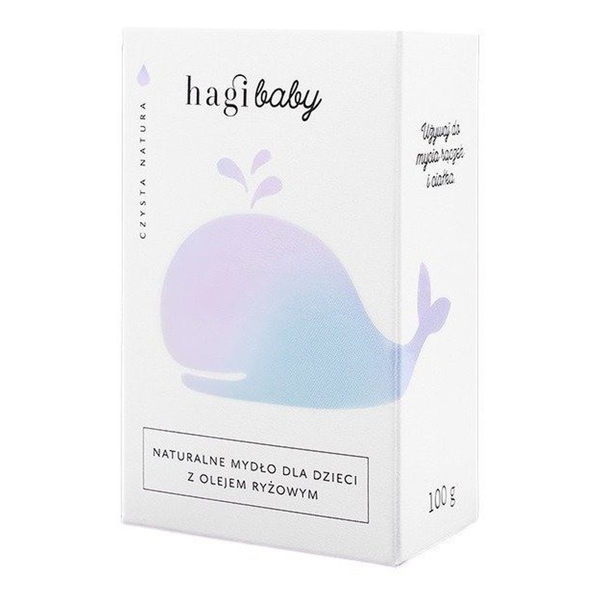 Hagi Baby Mydło naturalne dla dzieci z olejem ryżowym 100g