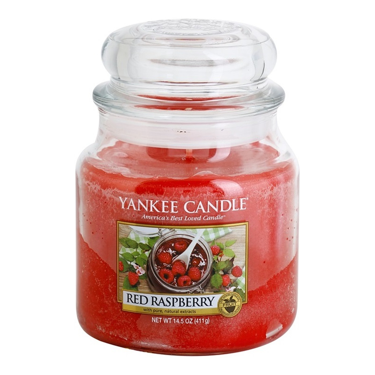 Yankee Candle Świeca zapachowa mały słój red raspberry 104g