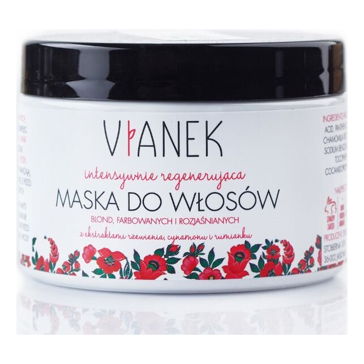 Vianek INTENSYWNIE REGENERUJĄCA MASKA DO WŁOSÓW BLOND, FARBOWANYCH I ROZJAŚNIANYCH 150ml