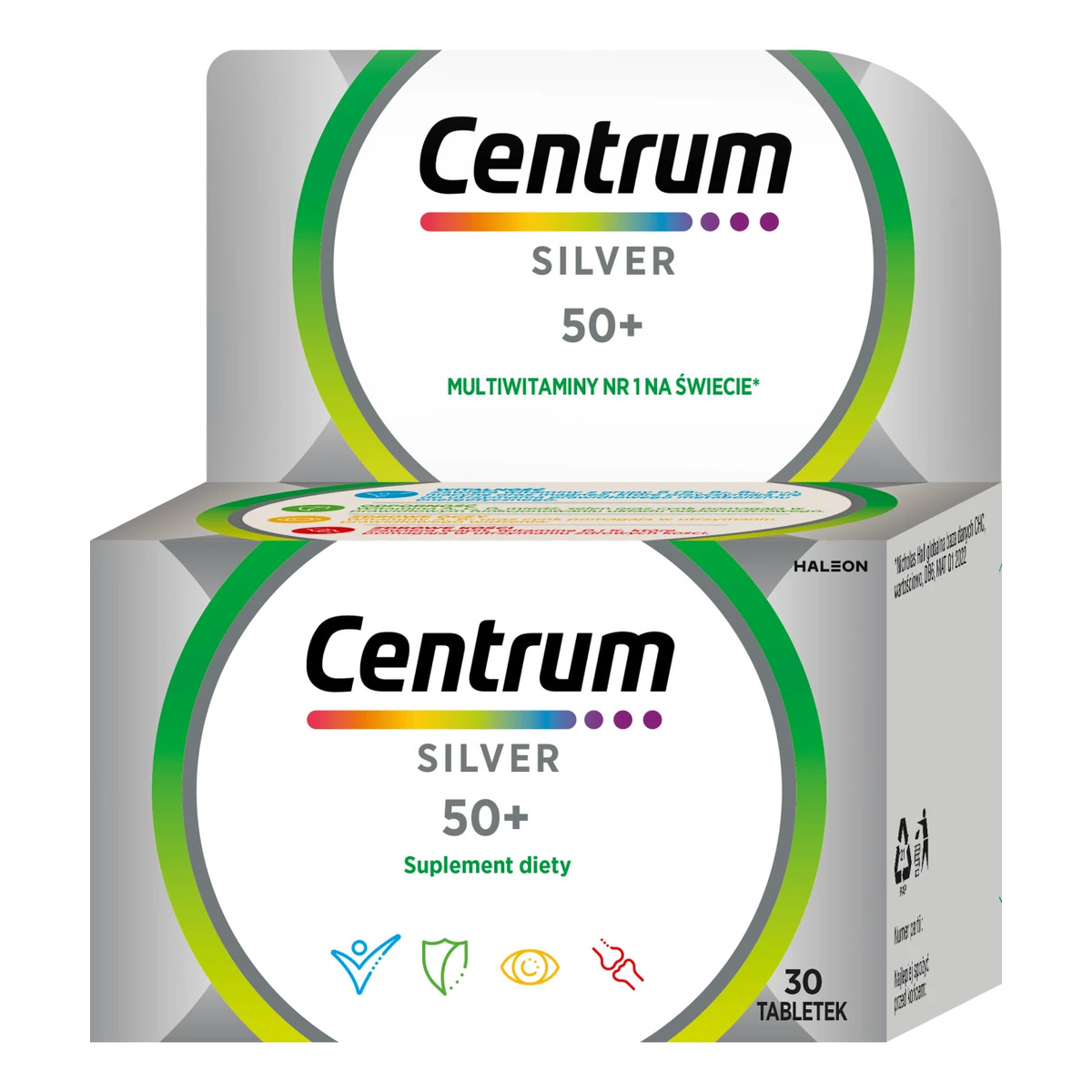 Centrum Silver 50+ multiwitaminy suplement diety 30 tabletek