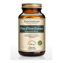 Pau Darco Extract Ekstrakt Z Kory Wewnętrznej 3750mg suplement diety 90 kapsułek